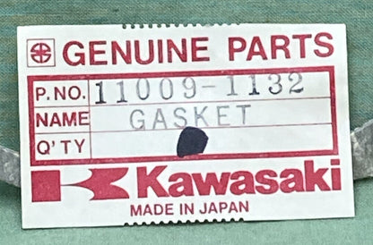 QTY 2 NEW GENUINE KAWASAKI 11009-1132  GASKET HEAD,CYLINDER