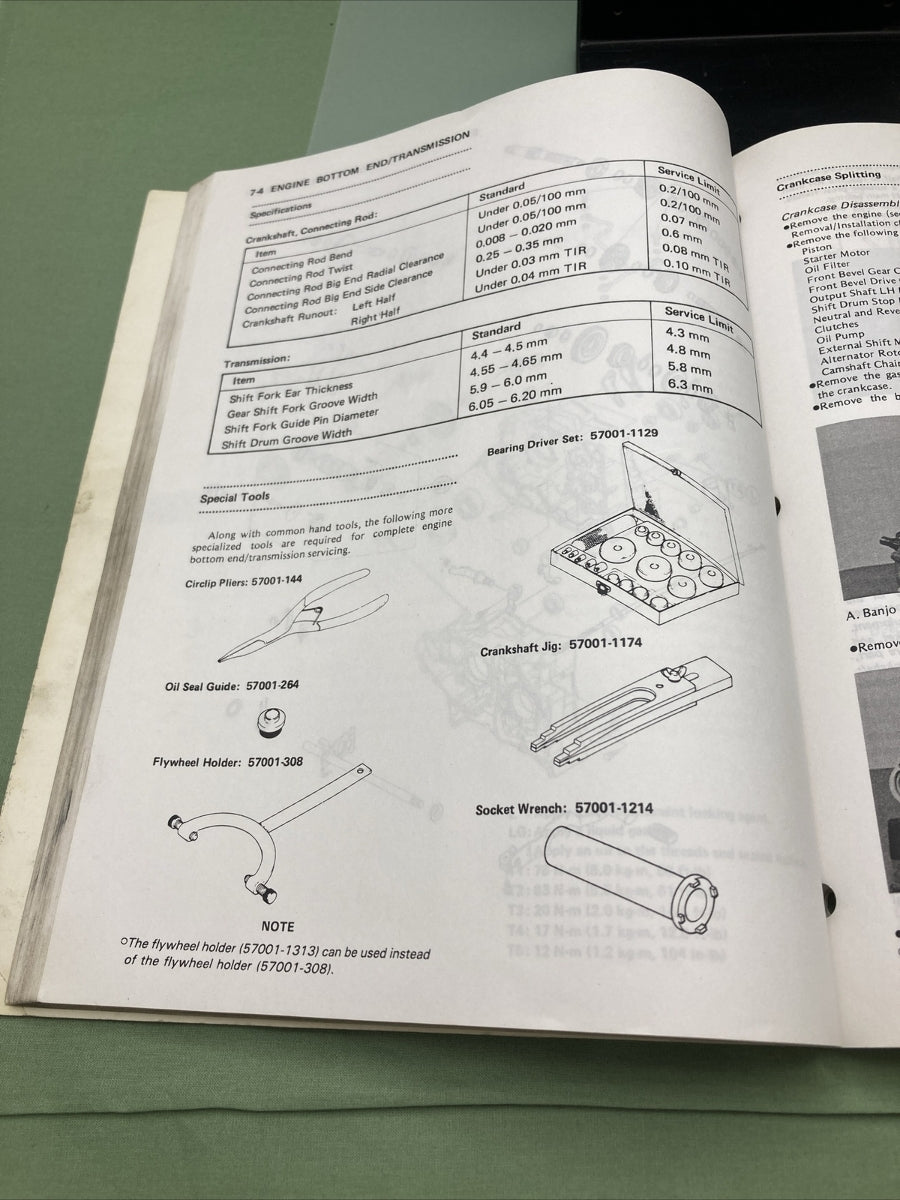 GENUINE KAWASAKI 99924-1057-02 SERVICE MANUAL KLF300