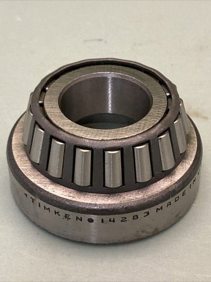 NEW GENUINE Timken 14124 Taper Bearing Cone 1-1/4" WITH 14283 BEARING CUP