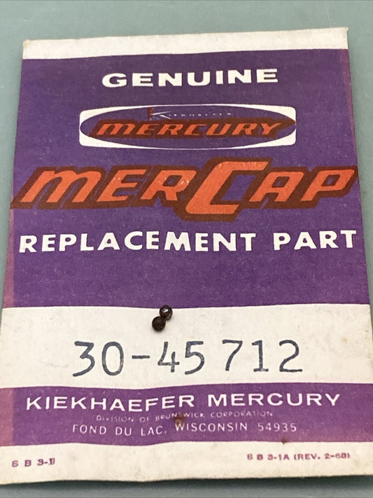 QTY 2 NEW GENUINE MERCURY QUICKSILVER 30-45712 VALVE COVER BALL