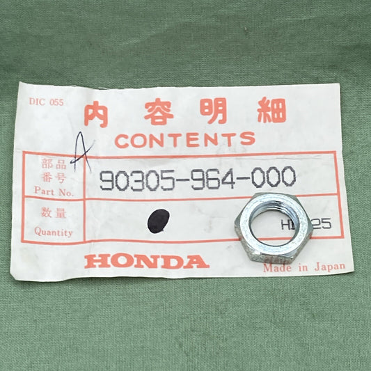 NEW GENUINE HONDA 90305-964-000 AIR VALVE-HOSE Nut, Lock (12MM)