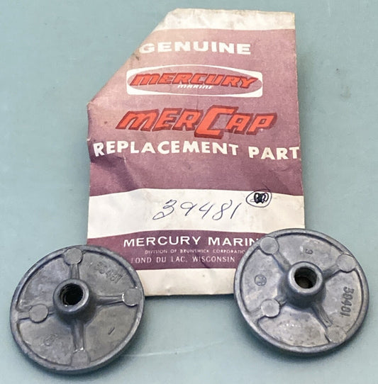 QTY 2 NEW GENUINE MERCURY QUICKSILVER 39481 UPPER MOUNT COVER