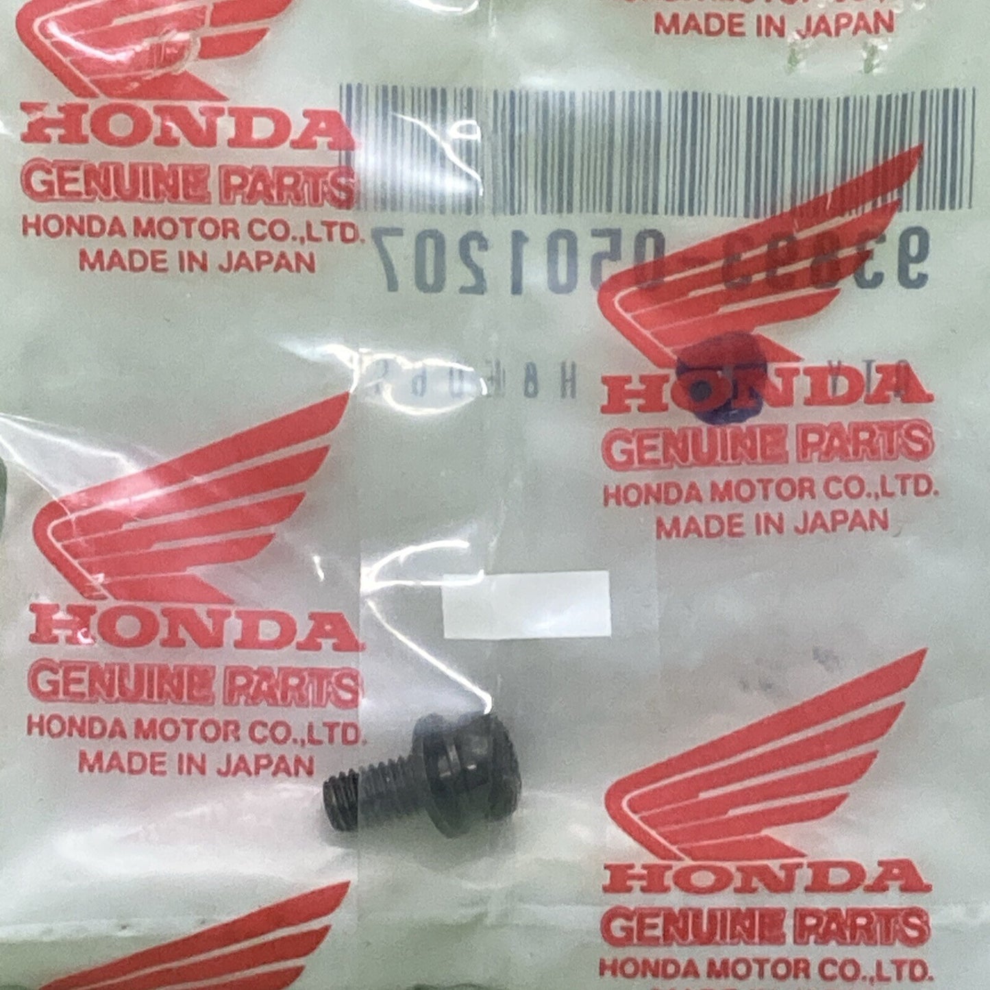 NEW GENUINE HONDA 93893-0501207 FRAME Screw - Washer (5X12)