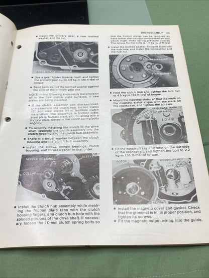 GENUINE KAWASAKI 99963-0029-01 OWNER'S AND SERVICE MANUAL KDX400-A2