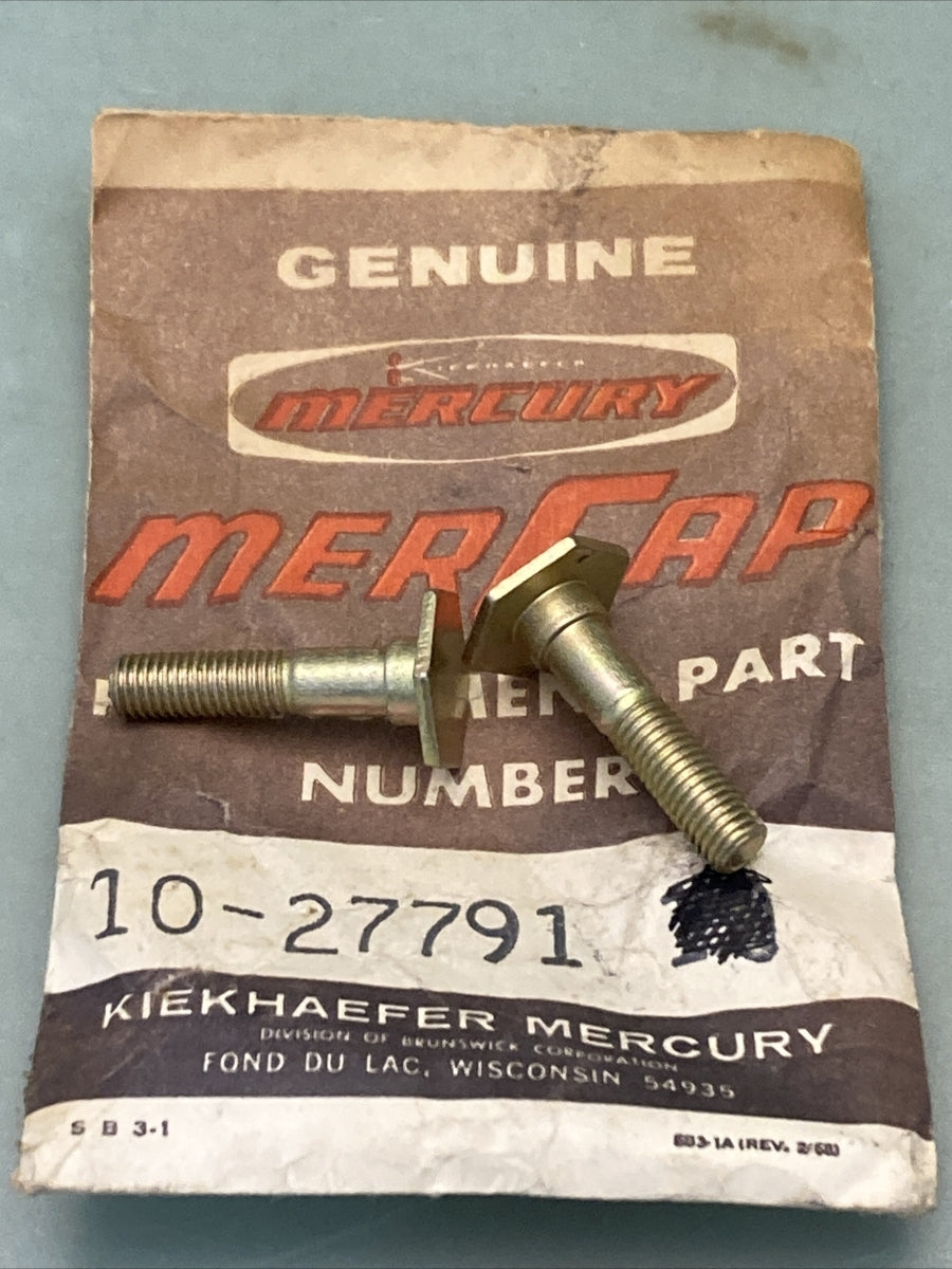QTY 2 NEW GENUINE MERCURY QUICKSILVER 10-27791 SCREW
