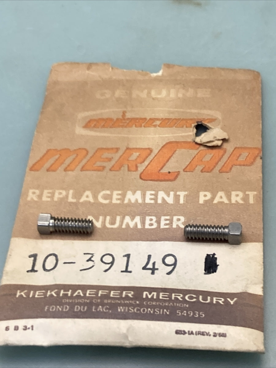 QTY 2 NEW GENUINE MERCURY QUICKSILVER 10-39149 SCREW
