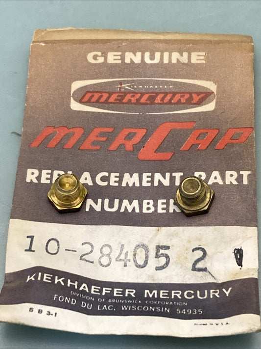 QTY 2 NEW GENUINE MERCURY QUICKSILVER 10-28405 2 SCREWS