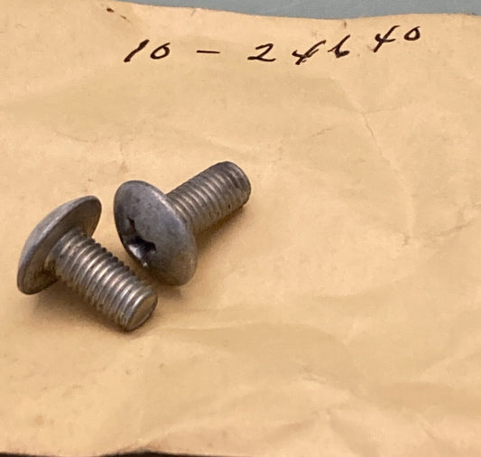 QTY 2 NEW REPLACES MERCURY QUICKSILVER 10-24640 SCREW