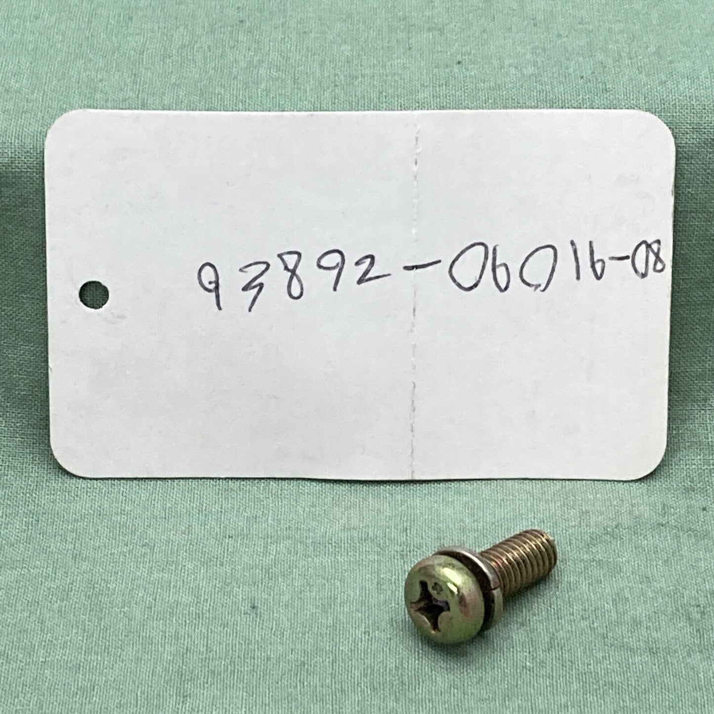 NEW REPLACES HONDA 93892-06016-08 CARBURETOR Screw - Washer (6X16)