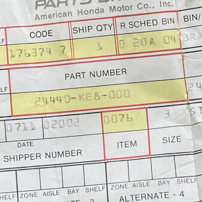 NEW GENUINE HONDA 24440-KE8-000 GEARSHIFT DRUM Stopper