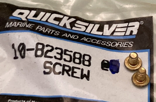 QTY 2 NEW GENUINE MERCURY QUICKSILVER 10-823588 SCREW