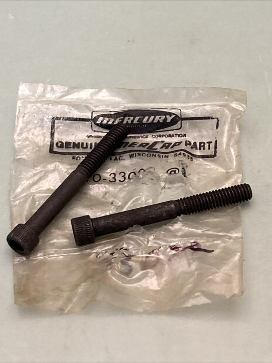 QTY 2 NEW GENUINE MERCURY QUICKSILVER 10-33022 SCREW