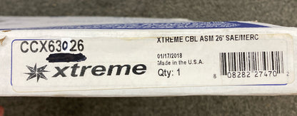 NEW SEASTAR SOLUTIONS CCX63026 Control Cable Assy, 3600 Merc Xtreme, 26'