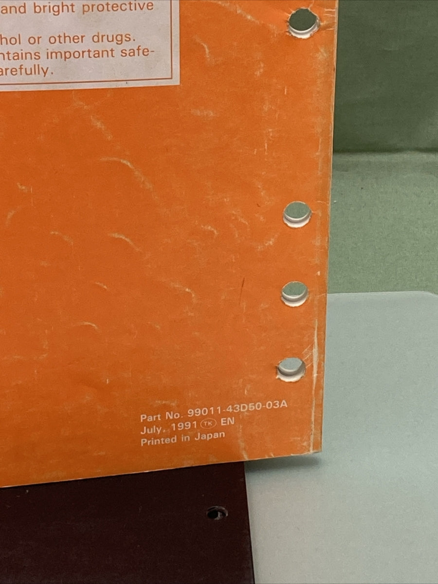 GENUINE SUZUKI 99011-43D50-03A OWNER'S SERVICE MANUAL RM125