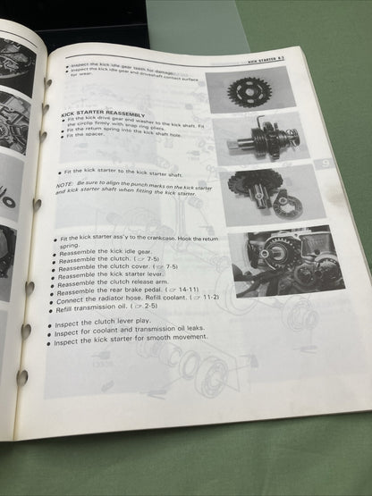 GENUINE SUZUKI 99011-43D50-03A OWNER'S SERVICE MANUAL RM125