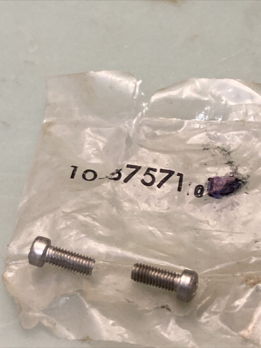 QTY 2 NEW GENUINE MERCURY QUICKSILVER 10-37571 SCREW