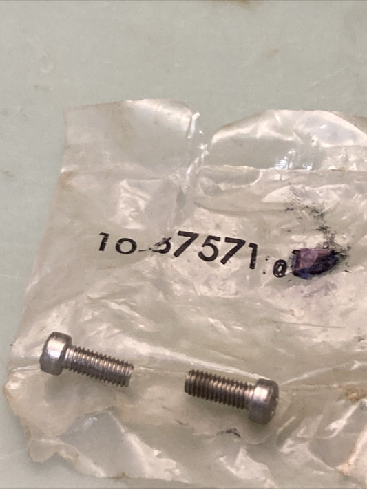 QTY 2 NEW GENUINE MERCURY QUICKSILVER 10-37571 SCREW