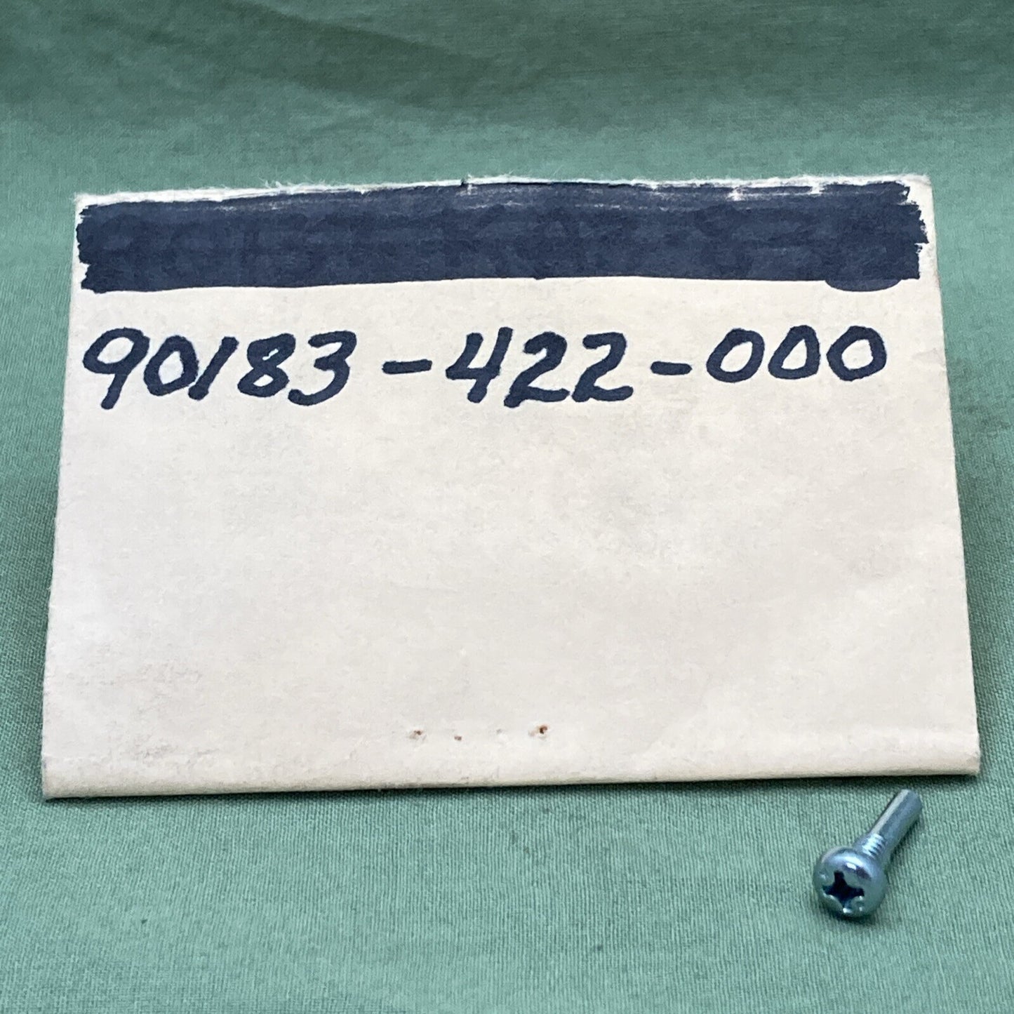 NEW REPLACES HONDA 90183-422-000 BRAKE MASTER CYLINDER SCREW, PAN (4X13.5)