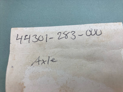 NEW REPLACES HONDA 44301-283-000 AXLE, FR. WHEEL