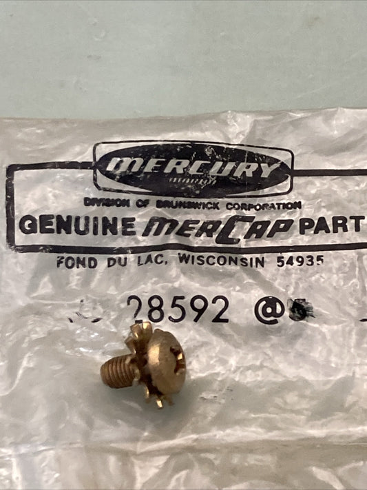 QTY 3 NEW GENUINE MERCURY QUICKSILVER 10-28592 HANDLE PIVOT SCREW