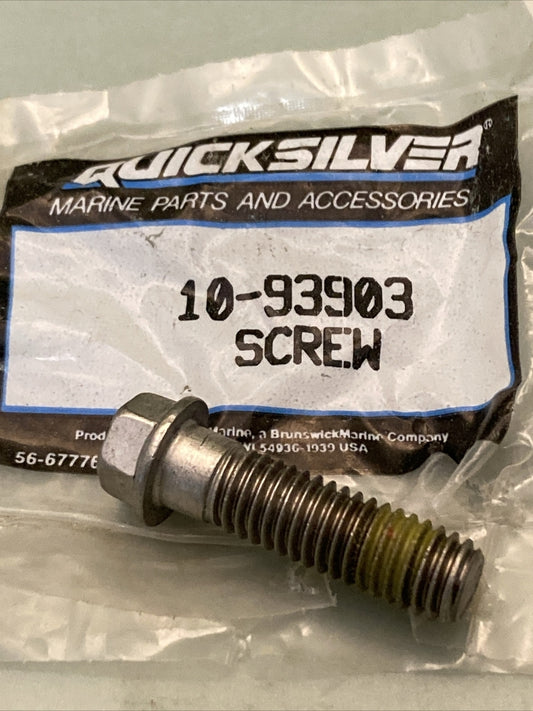 QTY 2 NEW GENUINE MERCURY QUICKSILVER 10-93903 BOLT