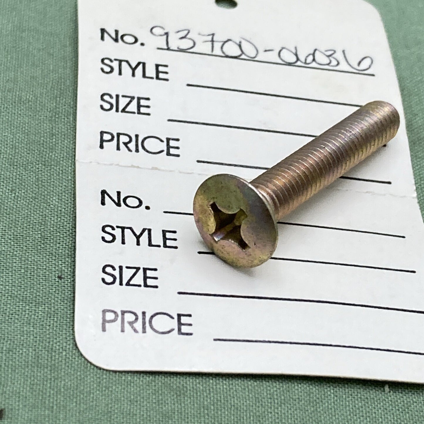 NEW REPLACES HONDA 93700-06036 SCREW, OVAL (6X36)