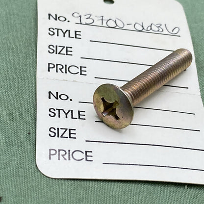 NEW REPLACES HONDA 93700-06036 SCREW, OVAL (6X36)
