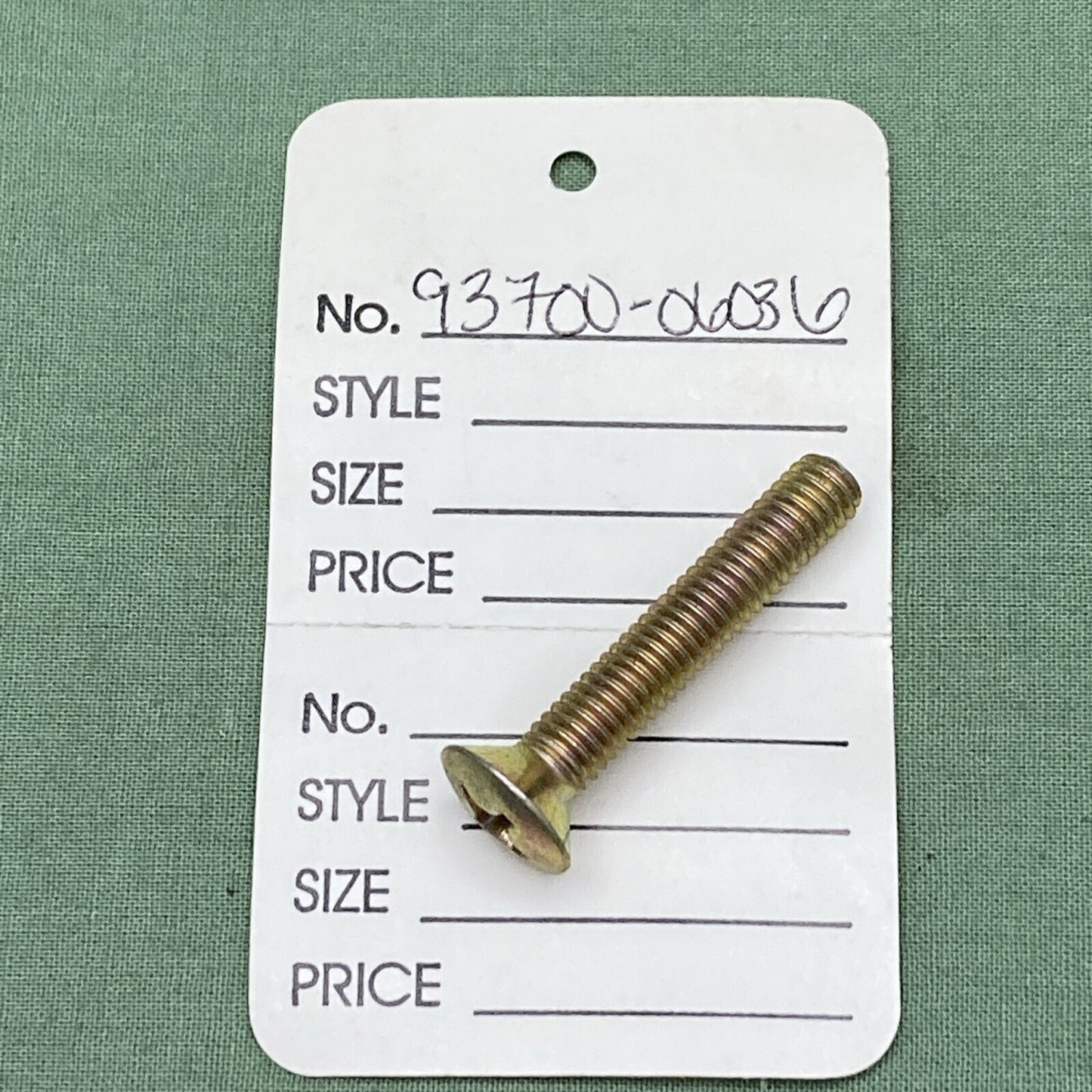 NEW REPLACES HONDA 93700-06036 SCREW, OVAL (6X36)