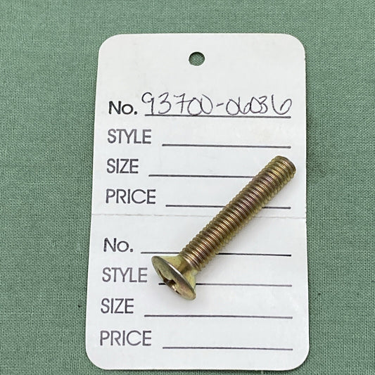 NEW REPLACES HONDA 93700-06036 SCREW, OVAL (6X36)