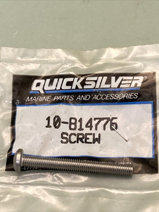 QTY 2 NEW GENUINE MERCURY QUICKSILVER 10-814776 SCREW