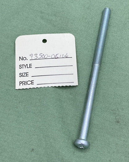 NEW REPLACES HONDA 93500-06106 LEFT CRANKCASE COVER SCREW, PAN (6X106)