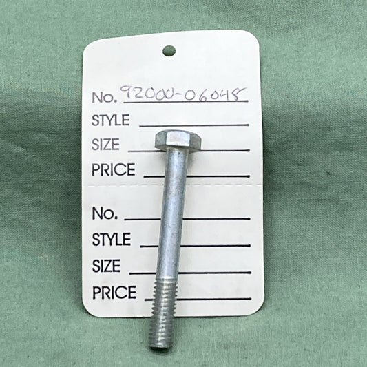 NEW REPLACES HONDA 92000-06048 LEFT CRANKCASE COVER BOLT, HEX. (6X48)