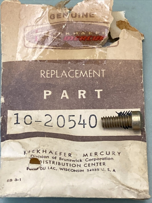 NEW GENUINE MERCURY QUICKSILVER 10-20540 SCREW