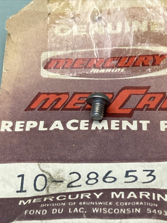 QTY 2 NEW GENUINE MERCURY QUICKSILVER 10-28653 SCREW