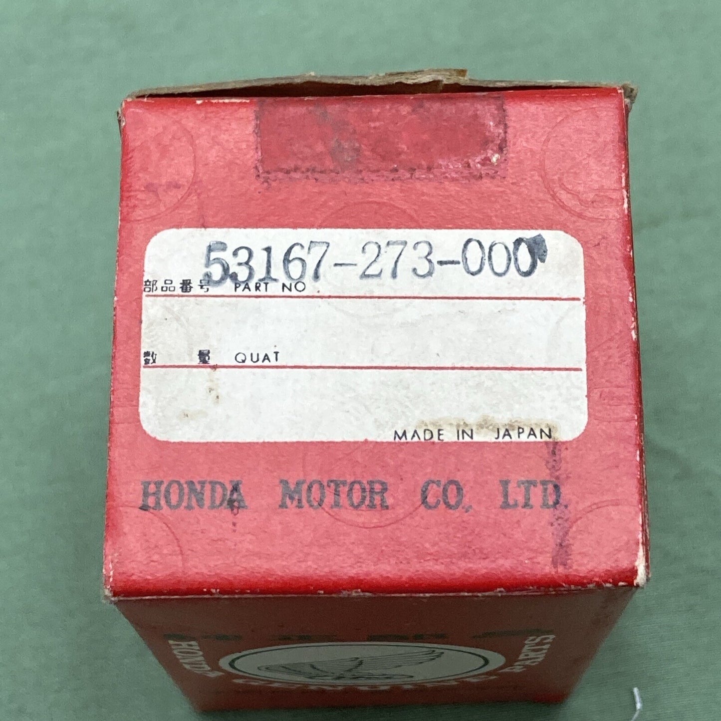 NEW GENUINE HONDA 53167-273-000 HOUSING, THROTTLE (UPPER)