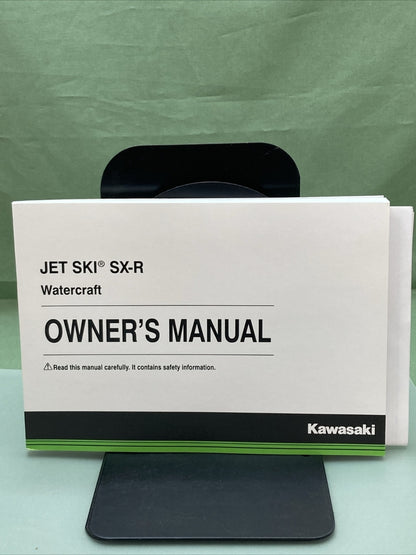 NEW GENUINE KAWASAKI 99987-0042/99968-5509 WATERCRAFT OWNER'S MANUAL JETSKI SX-R