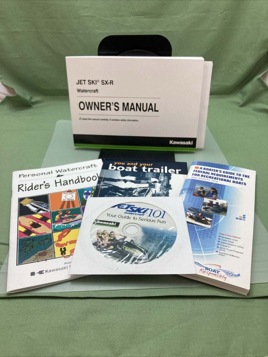 NEW GENUINE KAWASAKI 99987-0042/99968-5509 WATERCRAFT OWNER'S MANUAL JETSKI SX-R