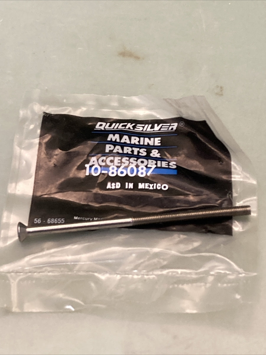 QTY 2 NEW GENUINE MERCURY QUICKSILVER 10-86087 SCREW