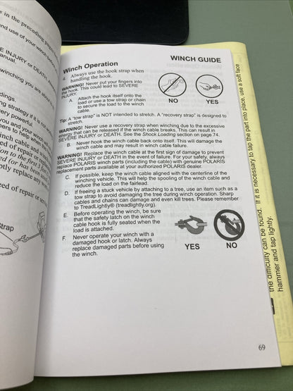 NEW GENUINE POLARIS 9925470 OWNER'S MANUAL RZR 570/RZR 570 EPS