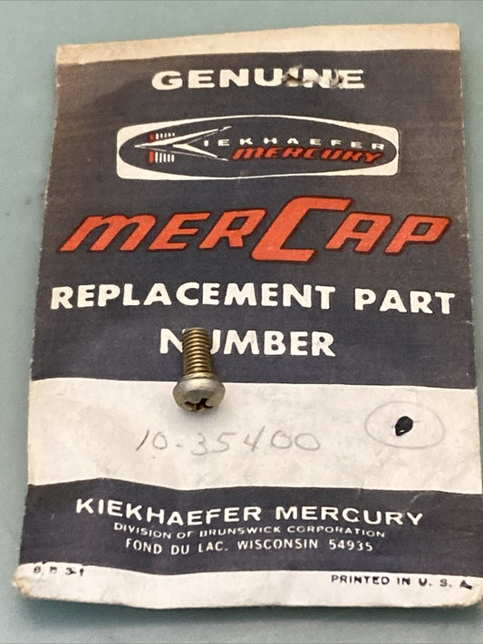 QTY 2 NEW GENUINE MERCURY QUICKSILVER 10-35400 SCREW