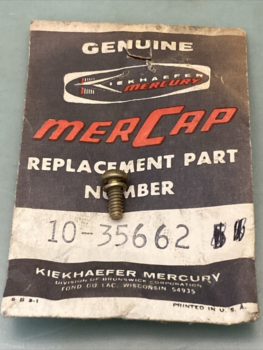 QTY 2 NEW GENUINE MERCURY QUICKSILVER 10-35662 SCREW