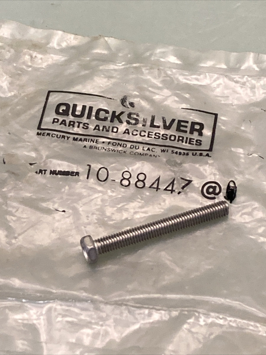 QTY 2 NEW GENUINE MERCURY QUICKSILVER 10-88447 SCREW