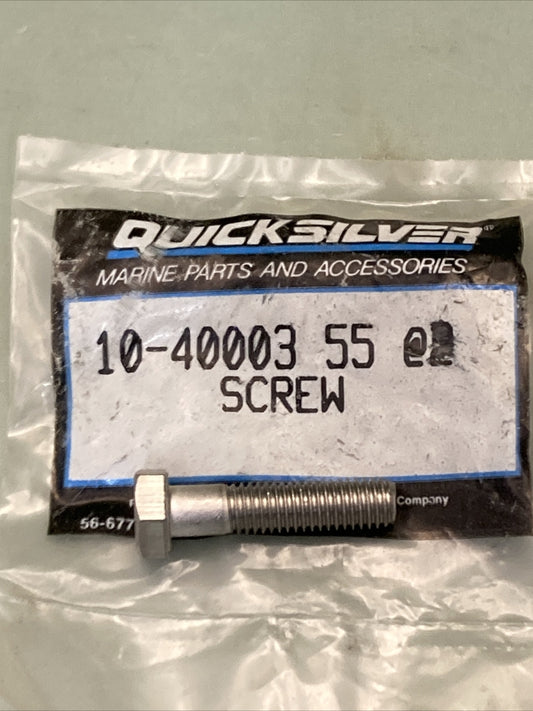 NEW GENUINE MERCURY QUICKSILVER 10-40003 55 SCREW