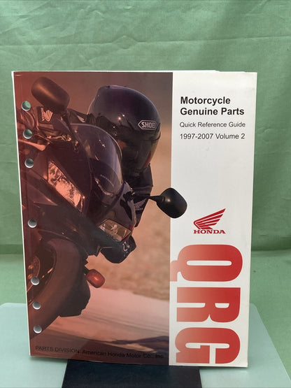 NEW GENUINE HONDA 13QRGV2 QUICK REFERENCE GUIDE VOL. 2 1997-2007