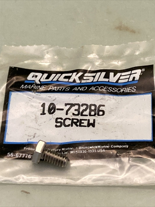 QTY 2 NEW GENUINE MERCURY QUICKSILVER 10-73286 SCREW