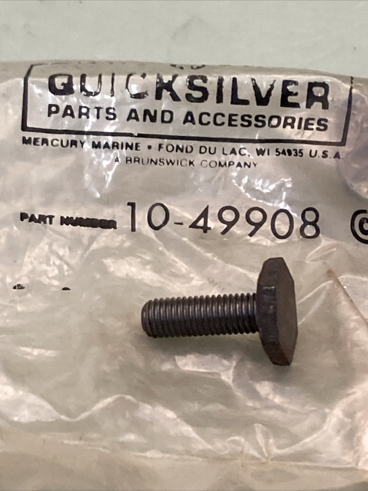 QTY 2 NEW GENUINE MERCURY QUICKSILVER 10-49908 SCREW