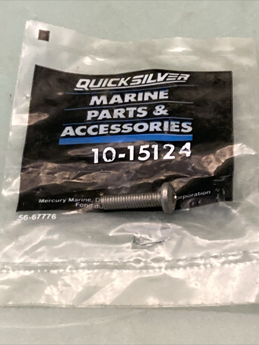 QTY 2 NEW GENUINE MERCURY QUICKSILVER 10-15124 SCREW