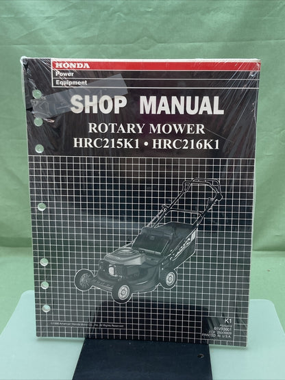 NEW GENUINE HONDA 61VB3601 ROTARY MOWER SHOP MANUAL HRC215K1 /HRC216K1