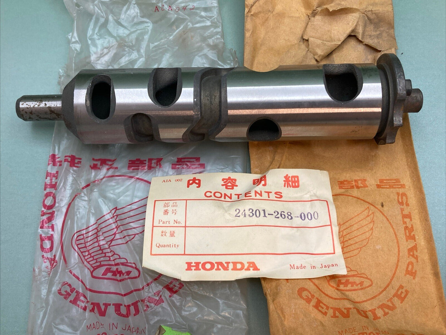 NEW GENUINE HONDA 24301-268-000 DRUM, GEARSHIFT