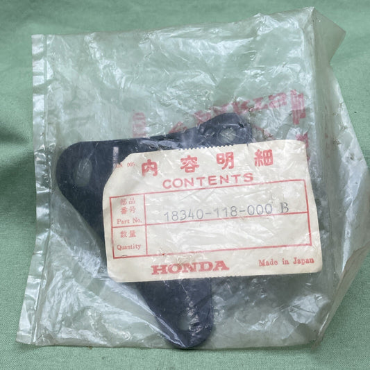 NEW GENUINE HONDA 18340-118-000B STAY, MUFFLER MOUNT *NH1* (BLACK)